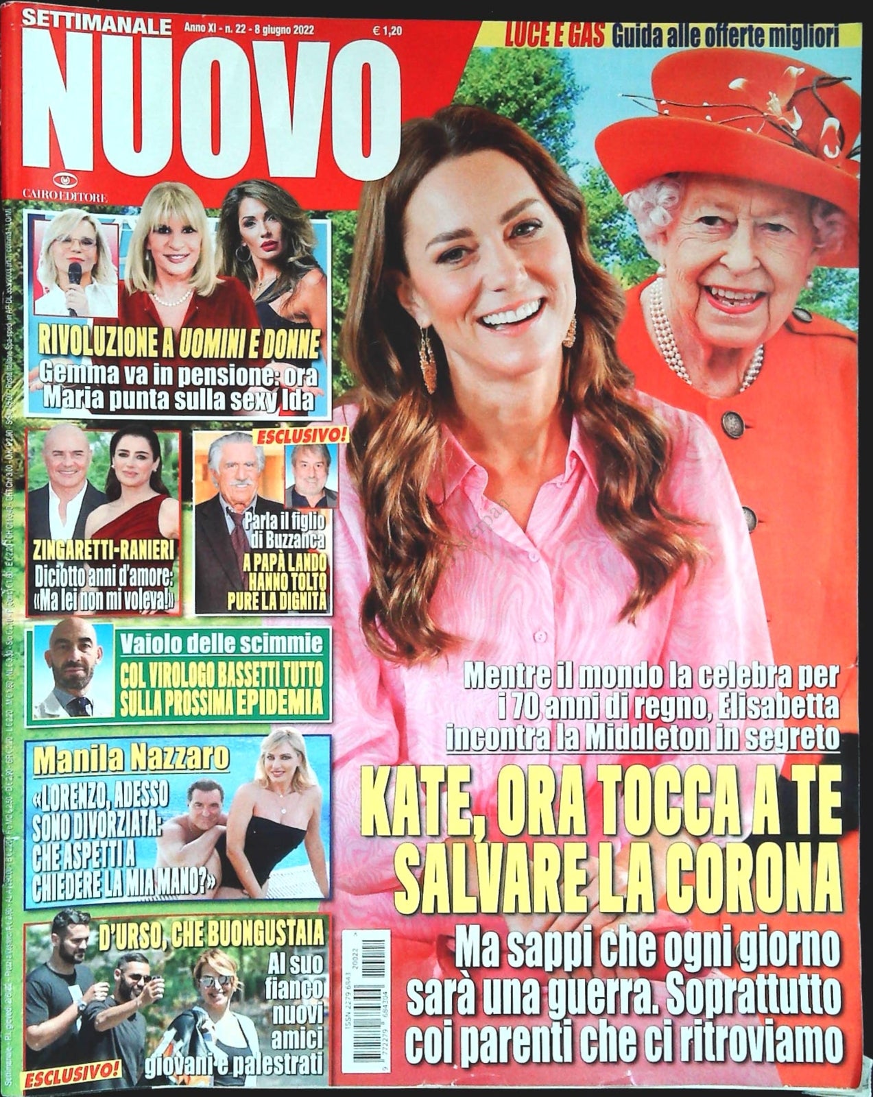 SETTIMANALE NUOVO 8 GIUGNO 2022 - KATE-BUZZANCA-NAZZARO-OUTLET DEL LIBRO