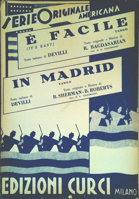 E' FACILE.tango - IN MADRID.tango -SPARTITO-SHEET MUSIC