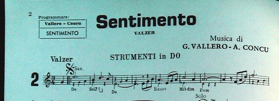 ALBINO CONCU - 10 SUCCESSI - SPARTITO-SHEET-MUSIC