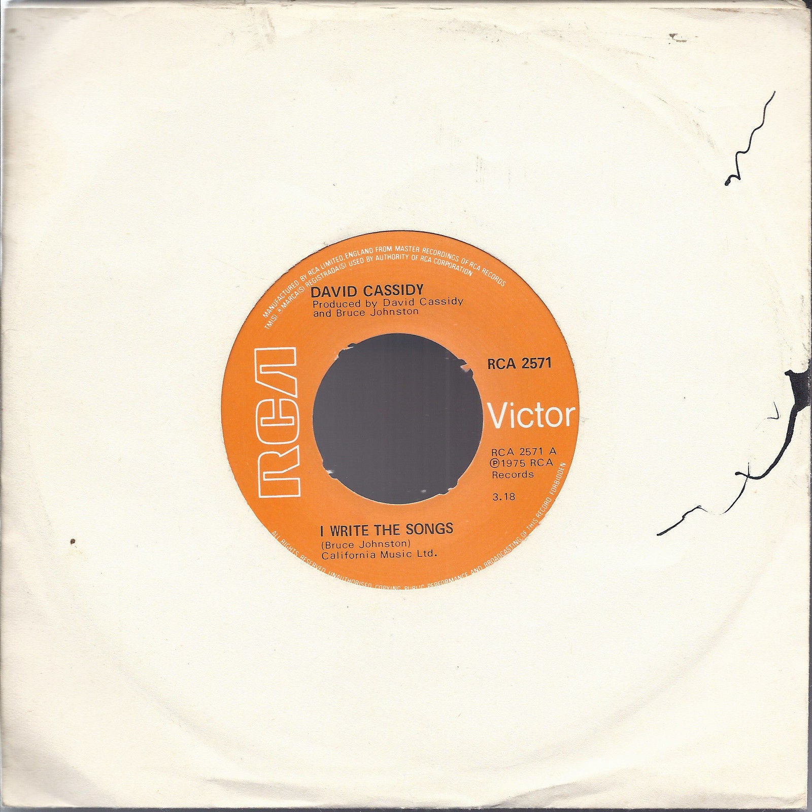 I WRITE THE SONGS - GET IT UP FOR LOVE # DAVID CASSIDY