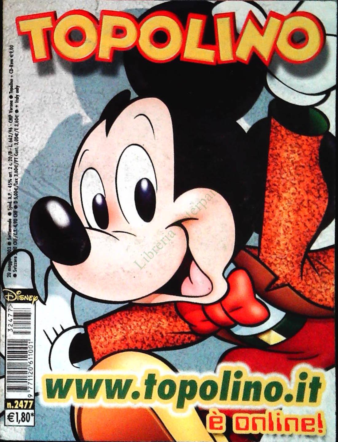 TOPOLINO N. 2477 - 20 MAGGIO 2003