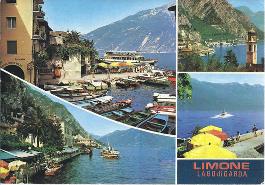 LIMONE - LAGO DI GARDA - 4 VEDUTE - V1984