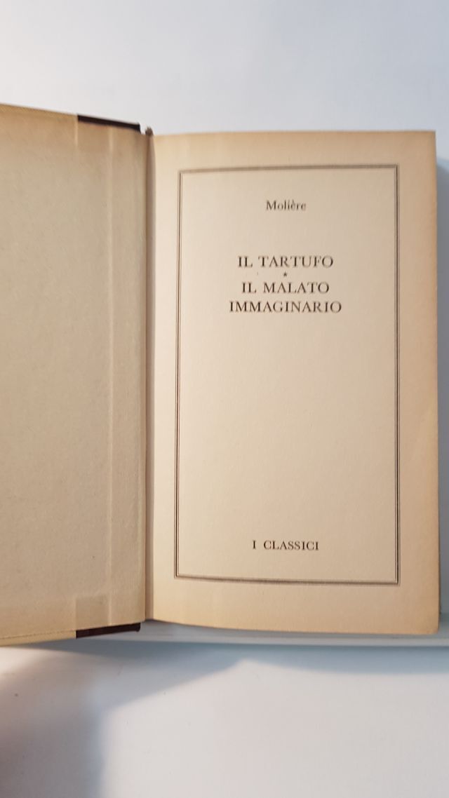 IL TARTUFO - MOLIERE - ODI BARBARE-CARDUCCI    -   I CLASSICI