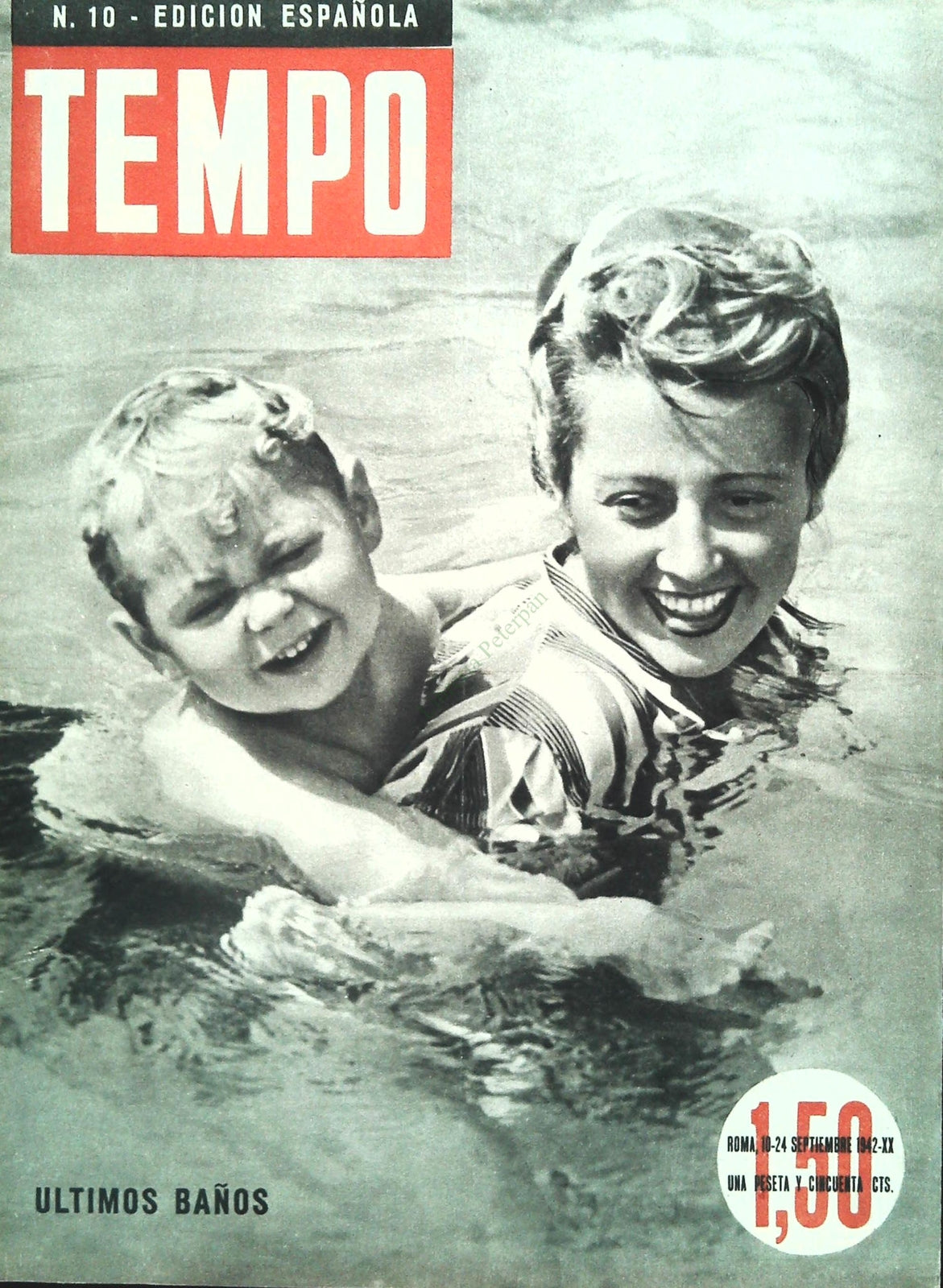 TEMPO N. 10 - SETTEMBRE 1942 - EDIZIONE SPAGNOLA - SPANISH LANGUAGE