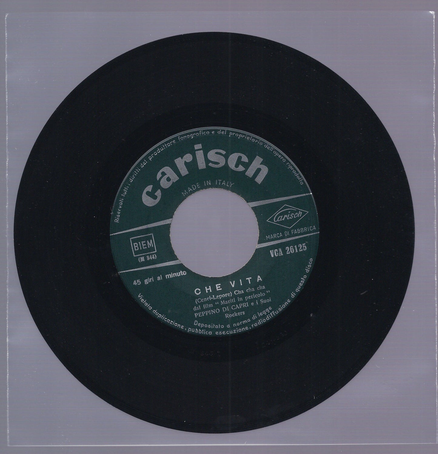 CHE VITA - TU SEI L'ORIZZONTE == PEPPINO DI CAPRI e i Suoi Rockers