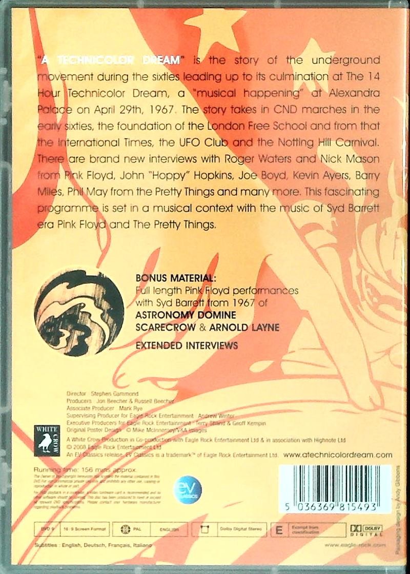A TECHNICOLOR DREAM - DVD