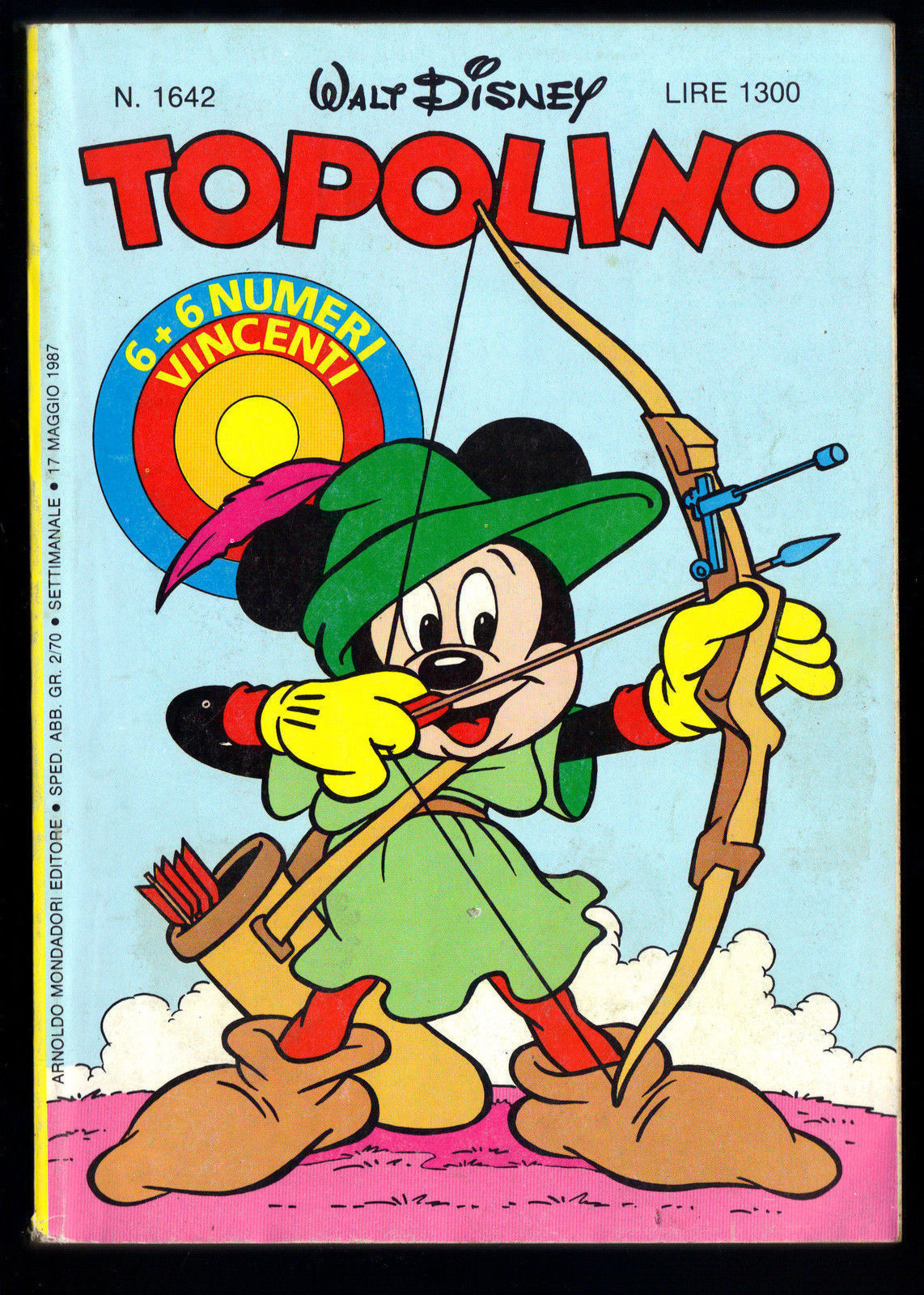 TOPOLINO N° 1642 - 17 MAGGIO 1987