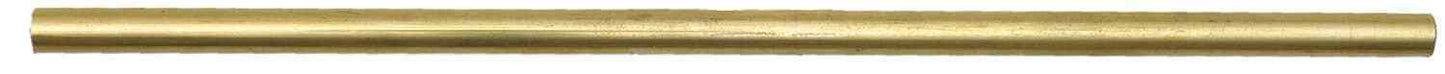 TUBO DI OTTONE DIAM 6 MILLIMETRI-SPESSORE 0,5 MM - L = 495 MILLIMETRI - 1 PEZZO