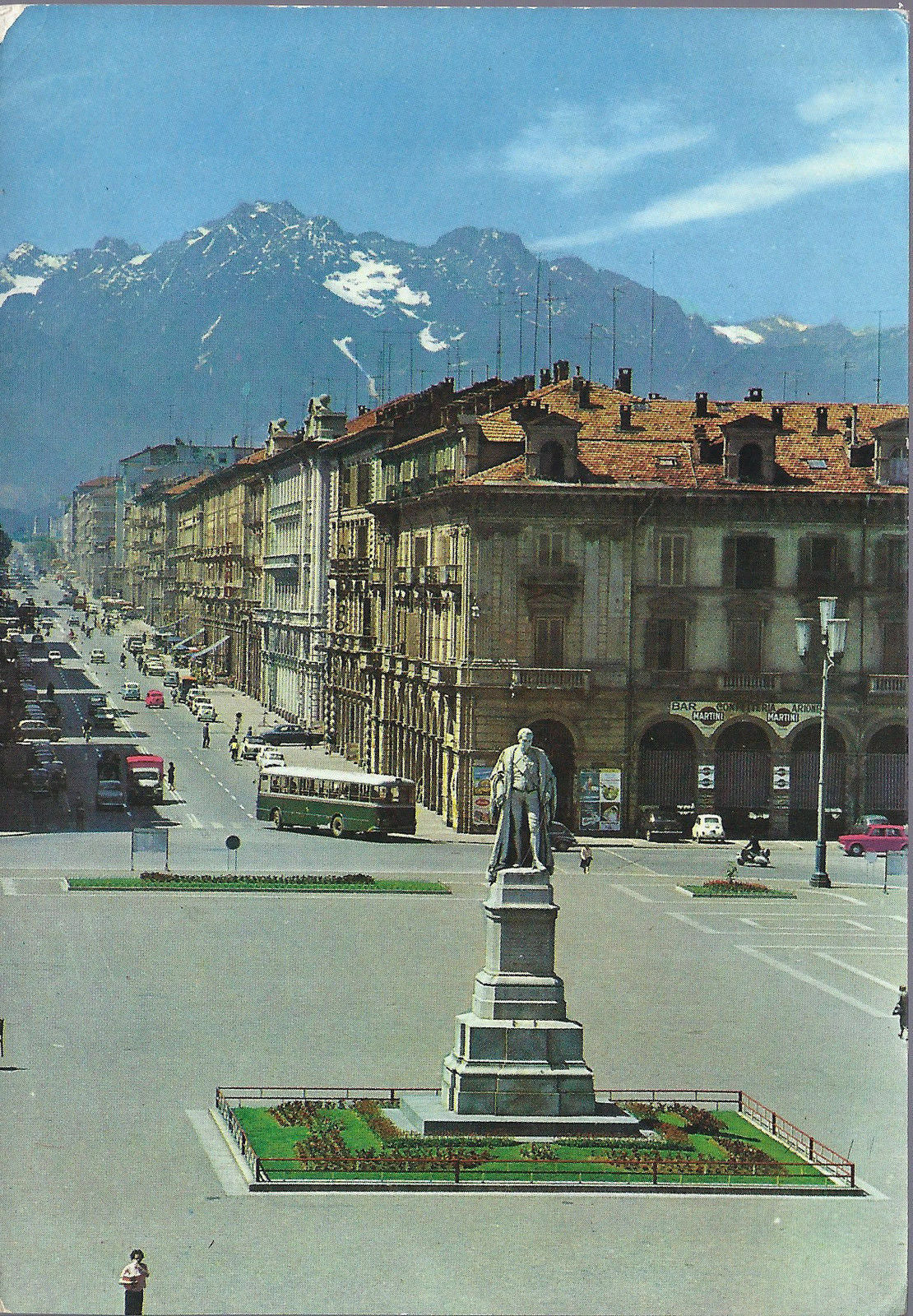 CUNEO - MONUMENTO BARBAROUX E CORSO NIZZA - V 1968 - FG