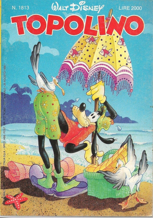 TOPOLINO N° 1813 - 26 AGOSTO 1990 - WALT DISNEY