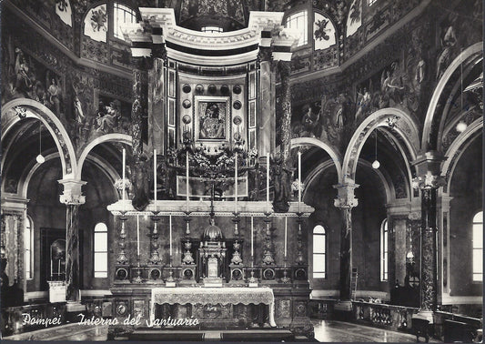 POMPEI - INTERNO DEL SANTUARIO - V1957