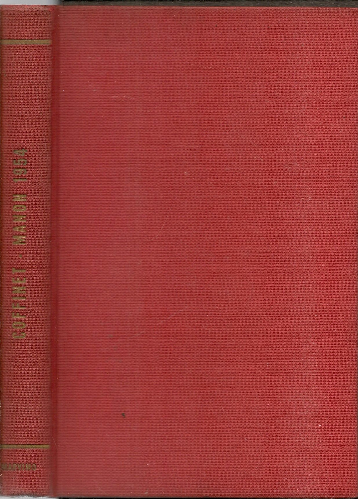 MANON 1954 - CHRISTIAN COFFINET - ED. MARVIMO 1954