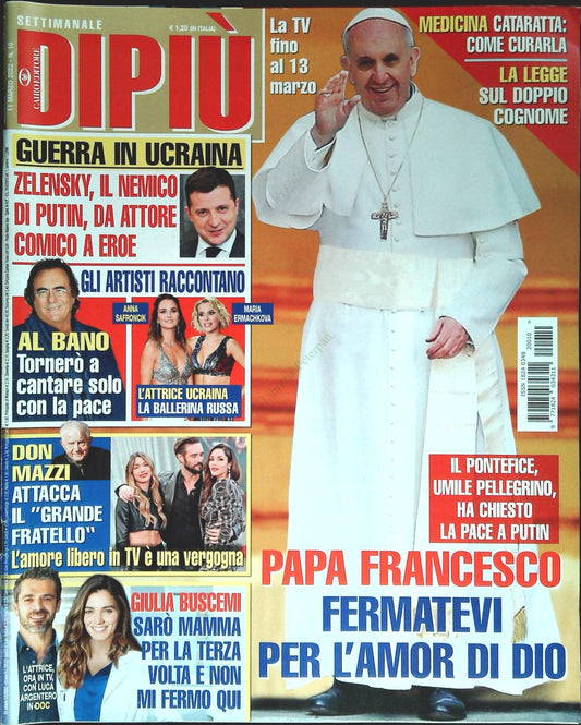 DI PIU' 11 MARZO 2022 - AL BANO - DON MAZZI - GIULIA BUSCEMI