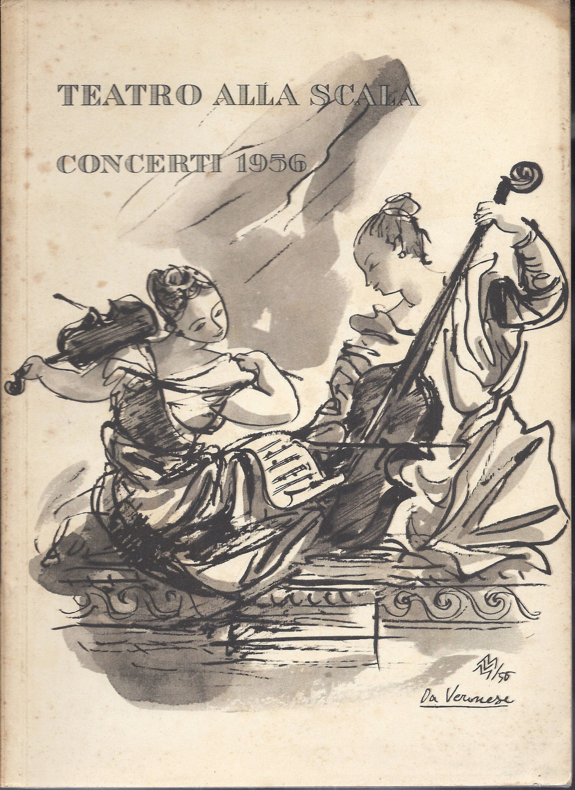 TEATRO ALLA SCALA DI MILANO - CONCERTI 1956 # V CONCERTO - Eduard VAN BEINUM