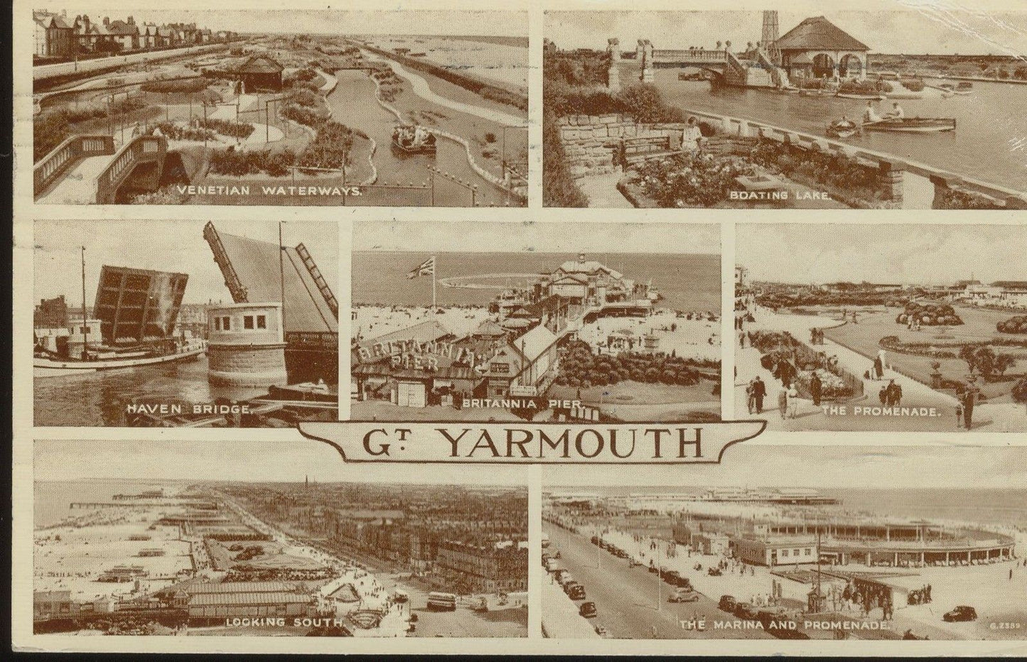 G.T YARMOUTH - 7 VEDUTE/7 PICTURES - V1954/T1954