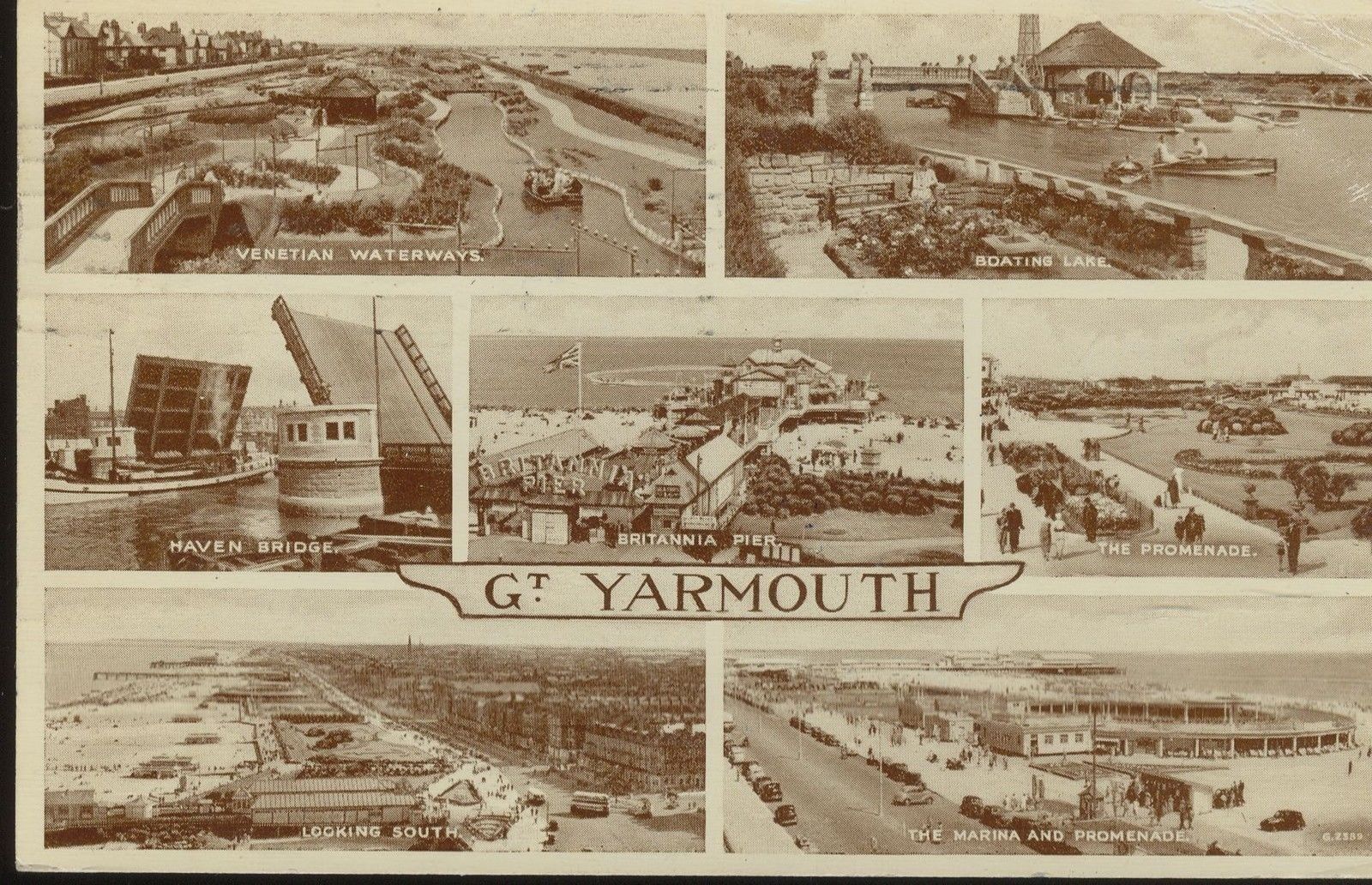 G.T YARMOUTH - 7 VEDUTE/7 PICTURES - V1954/T1954