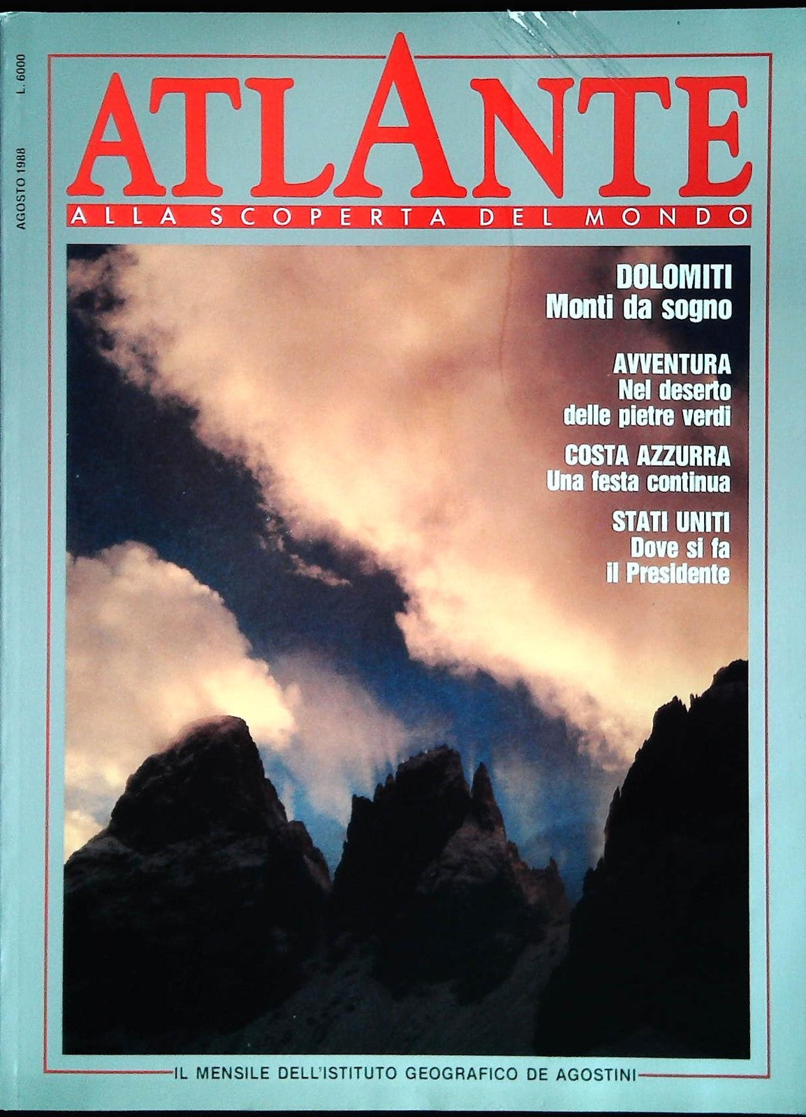 ATLANTE - AGOSTO 1988 - OUTLET DEL LIBRO