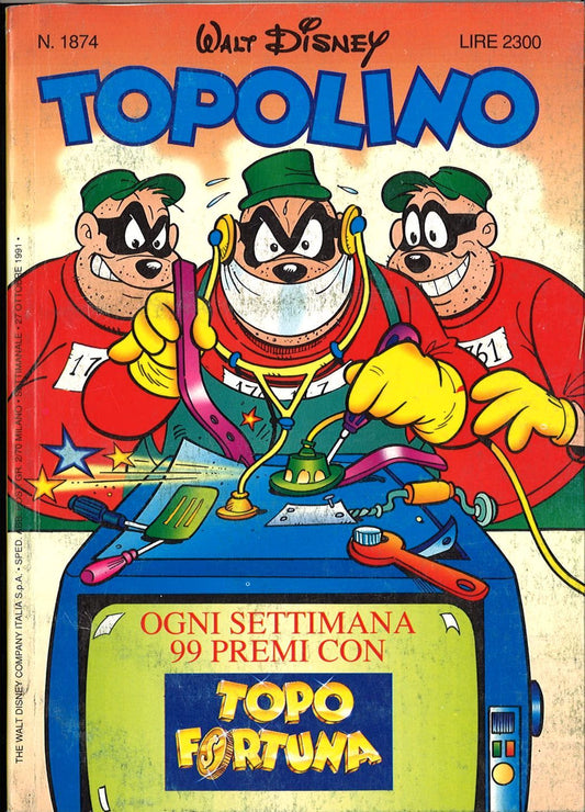 TOPOLINO N. 1874  -  27 OTTOBRE 1971
