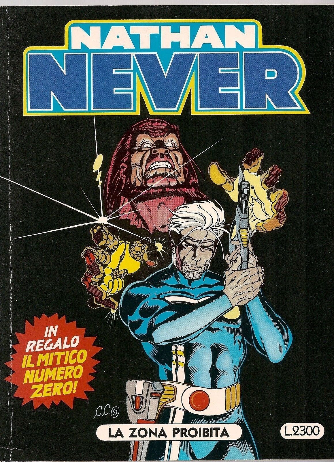 NATHAN NEVER N° 7 - LA ZONA PROIBITA - prima edizione
