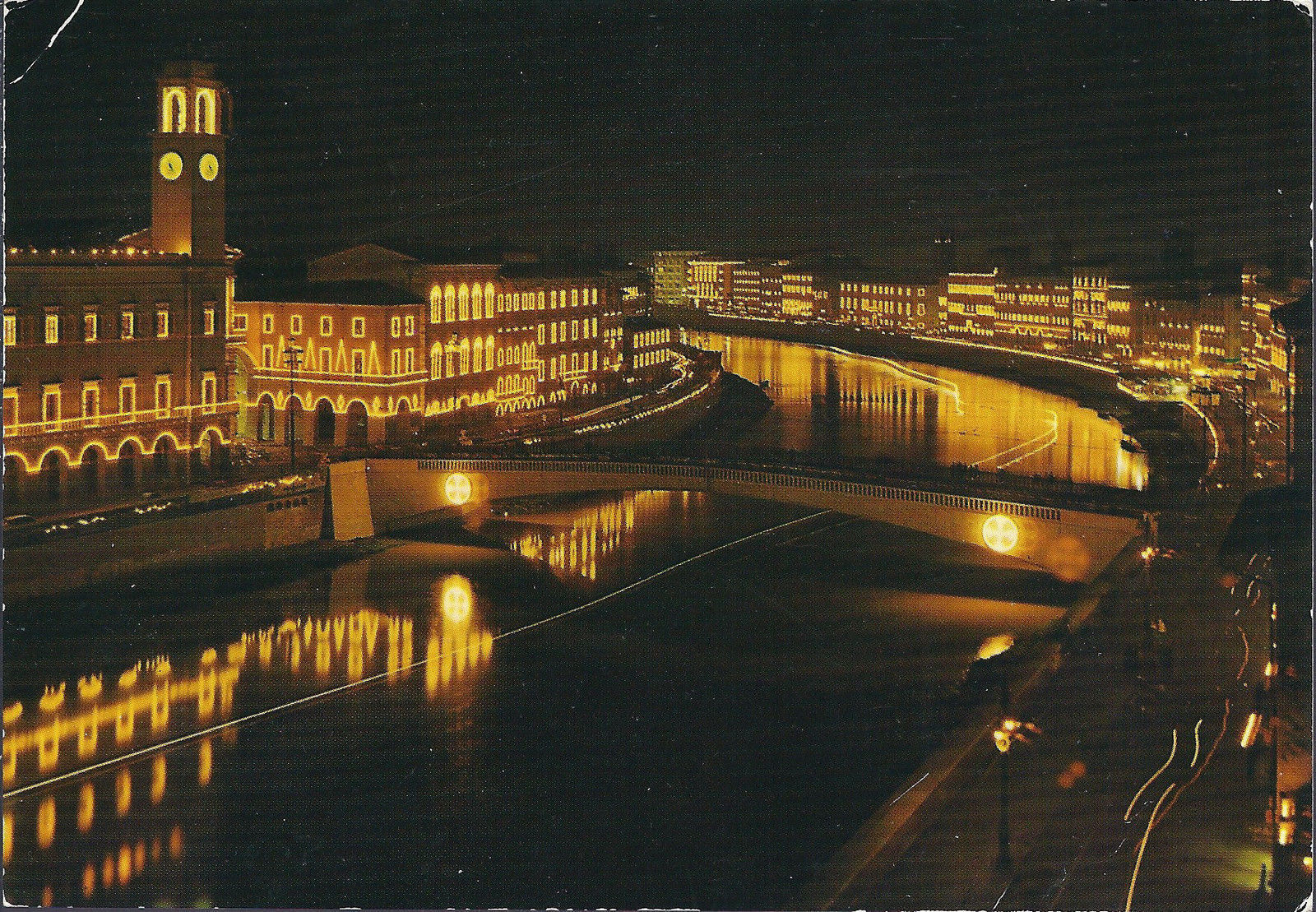 PISA - LUNGARNO DI NOTTE - NV