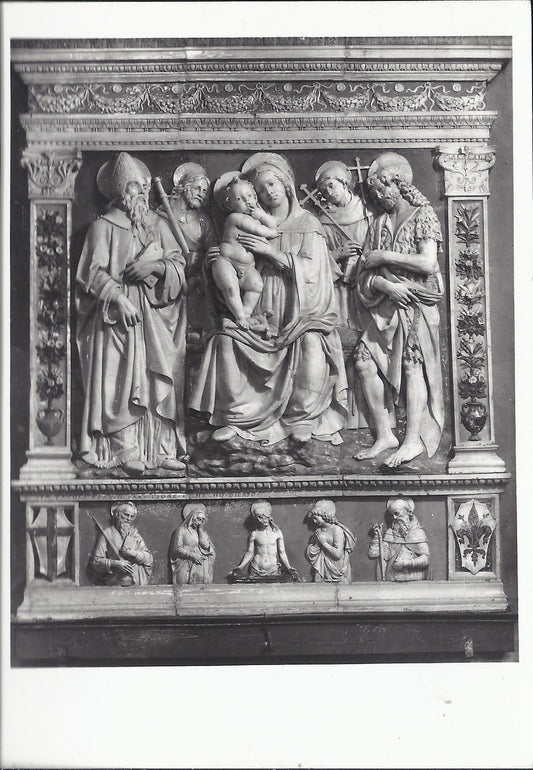BIVIGLIANO - CHIESA DI S. ROMOLO - LA MADONNA E I SANTI - PA