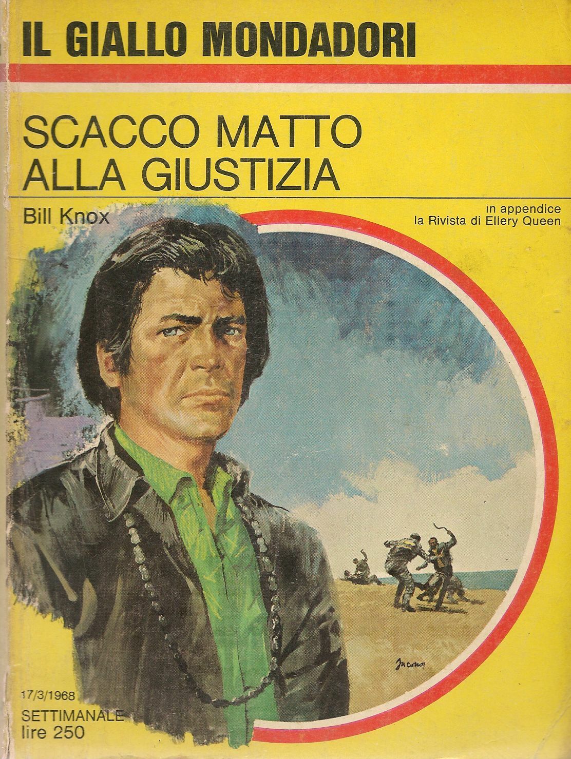 SCACCO MATTO ALLA GIUSTIZIA - BILL KNOX - GIALLO MONDADOPRIO N.998