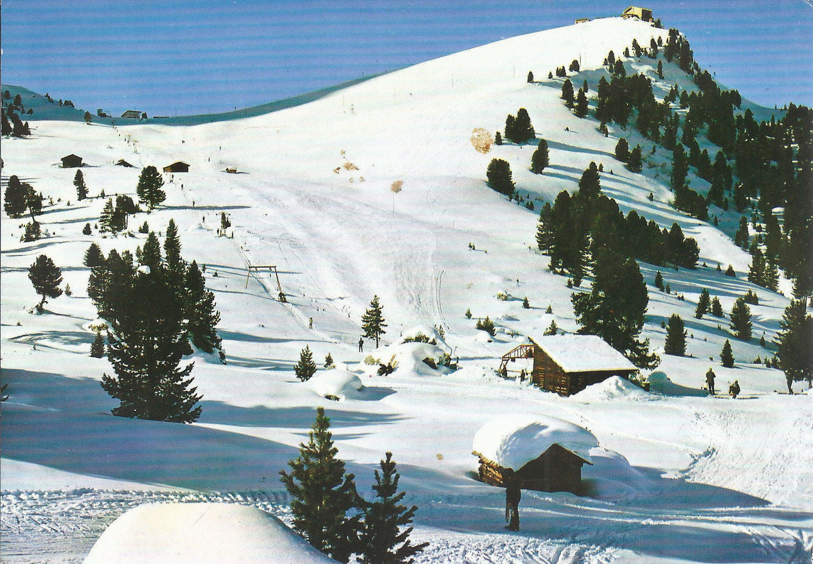 DISCESA DAL PIZ DE SELLA E STAZIONE SEGGIOVIA - V 1968 - FG