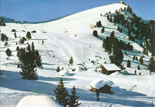 DISCESA DAL PIZ DE SELLA E STAZIONE SEGGIOVIA - V 1968 - FG