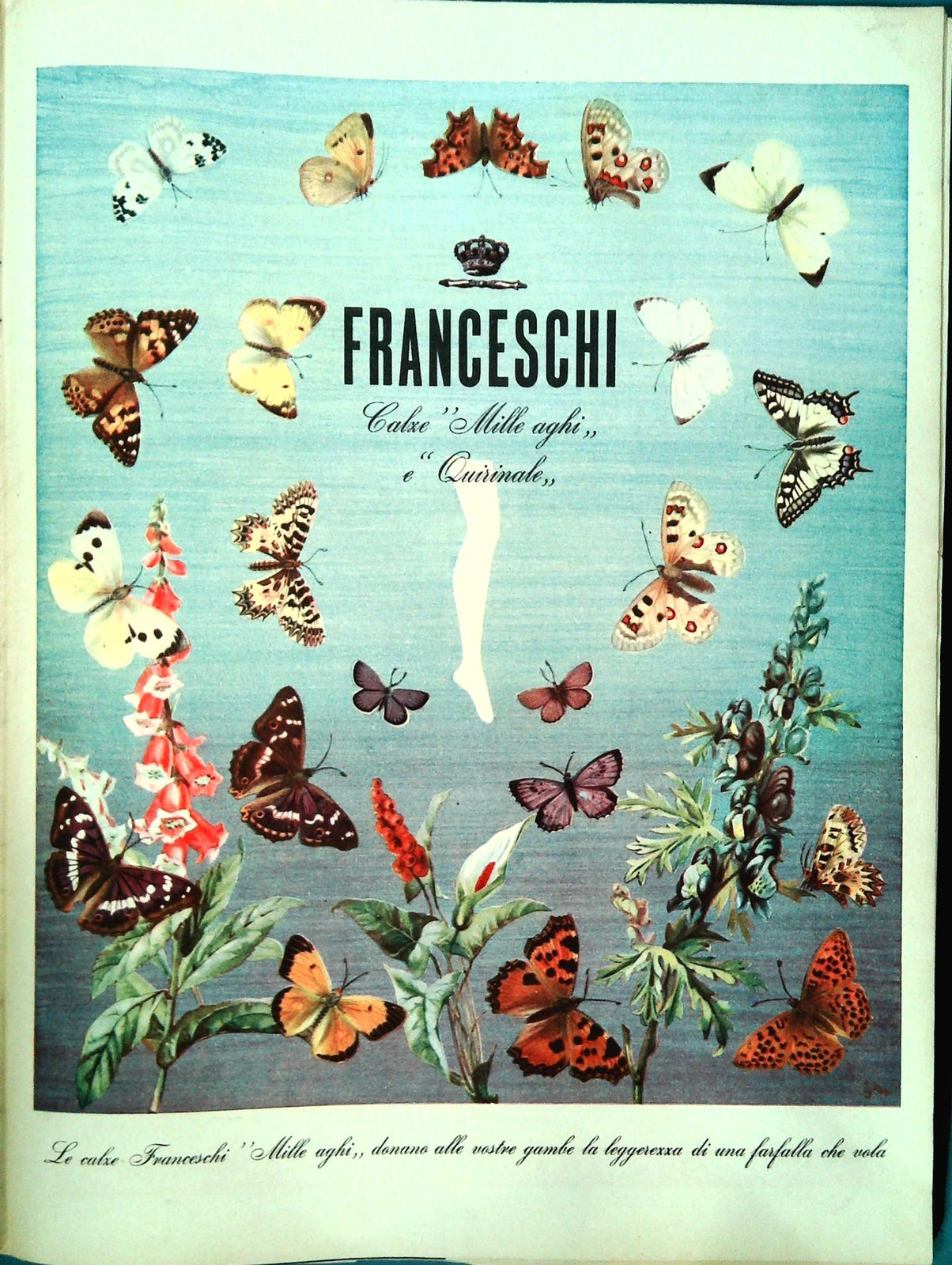 CALZE FRANCESCHI - TEMPO 1940 - ADVERTISING