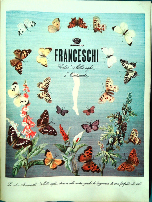 CALZE FRANCESCHI - TEMPO 1940 - ADVERTISING