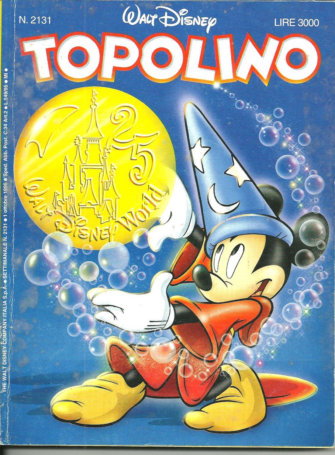 TOPOLINO N. 2131 - 1 OTTOBRE 1996