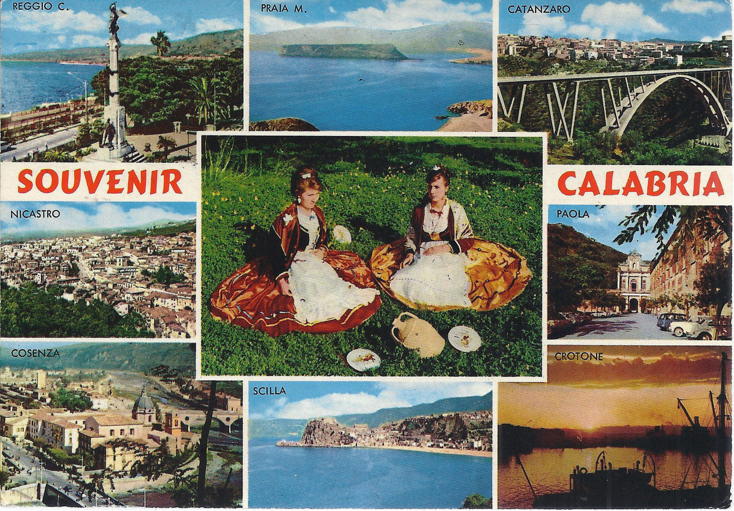 CALABRIA - SOUVENIR - 9 VEDUTINE - VSD - FG