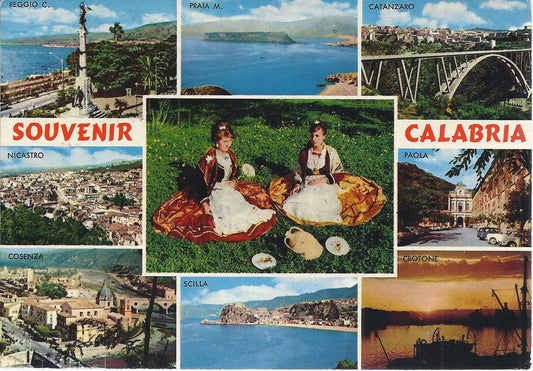 CALABRIA - SOUVENIR - 9 VEDUTINE - VSD - FG