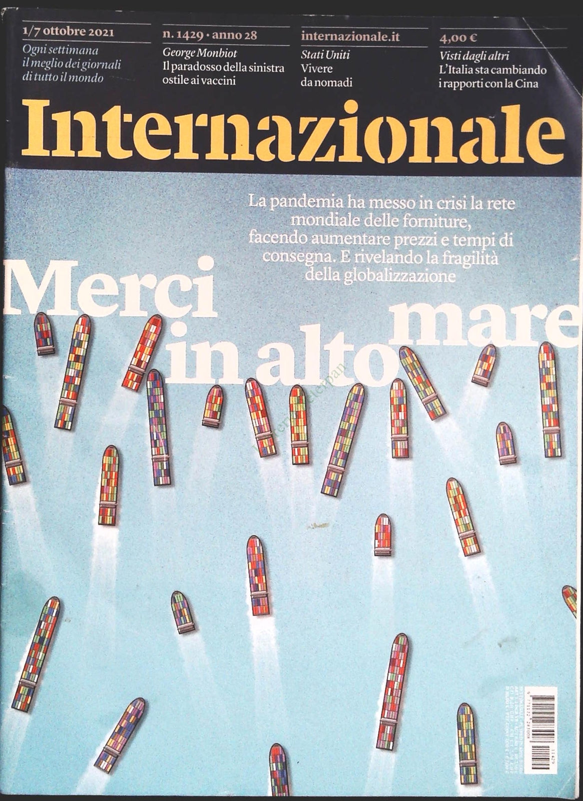 INTERNAZIONALE - 1-7 OTTOBRE 2021 - MERCI IN ALTO MARE