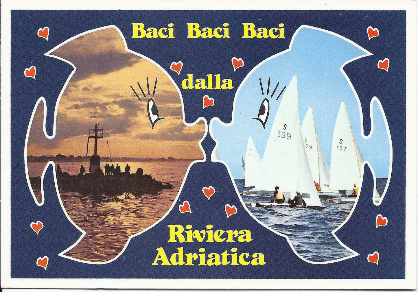 RIVIERA ADRIATICA - BACI BACI BACI - 2 VEDUTE - VSD