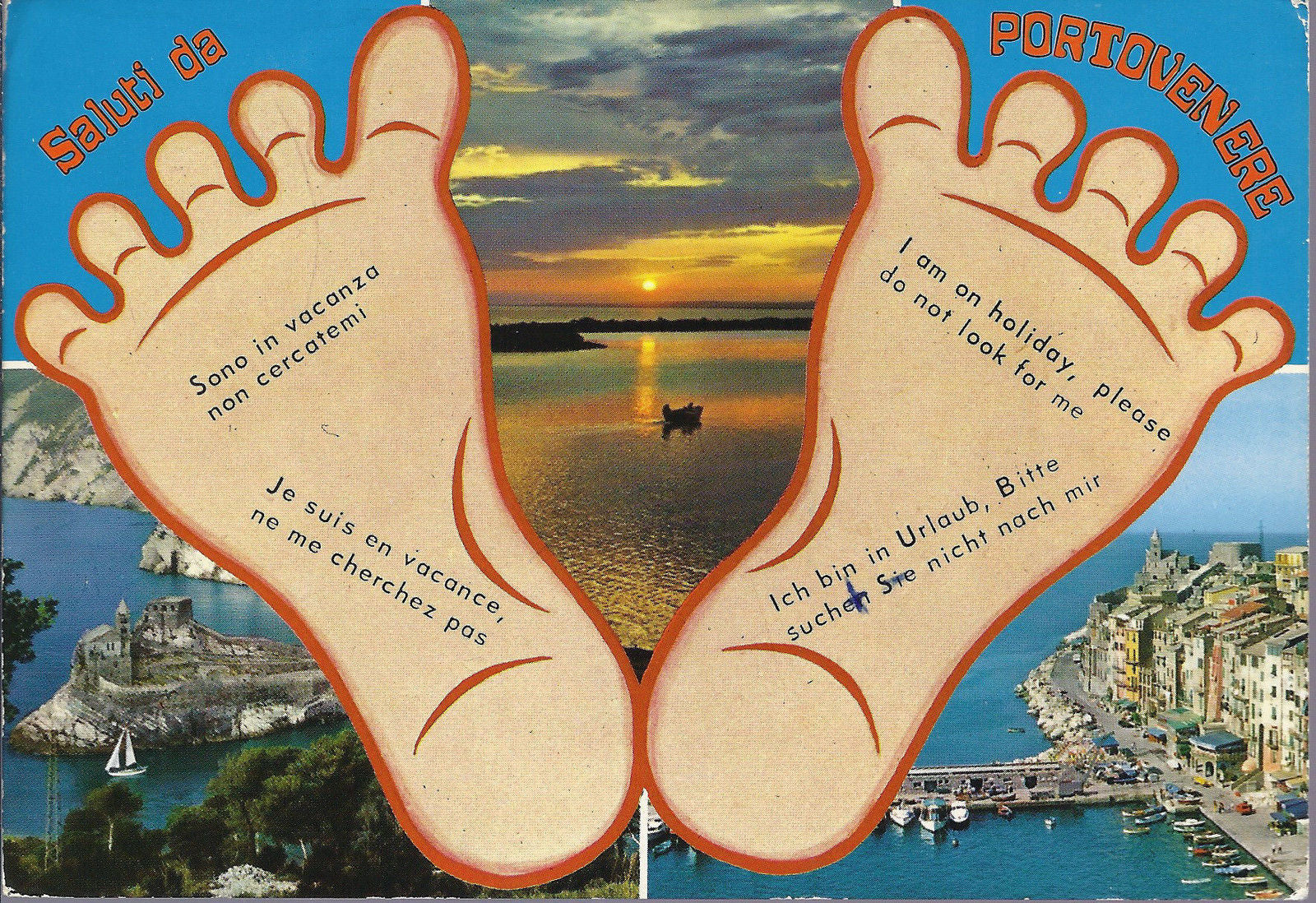 PORTOVENERE - SALUTI - 3 VEDUTE - V1983
