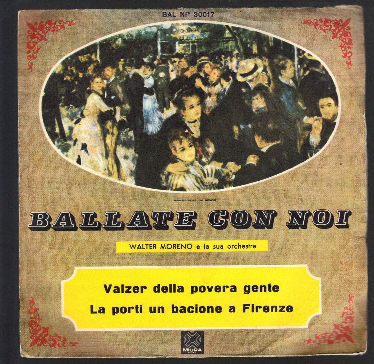 VALZER DELLA POVERA GENTE - LA PORTI UN BACIONE A FIRENZE # WALTER MORENO