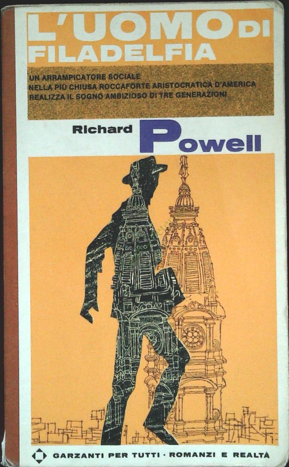 L'UOMO DI FILADELFIA - RICHARD POWELL - GARZANTI 1965 - OUTLET DEL LIBRO