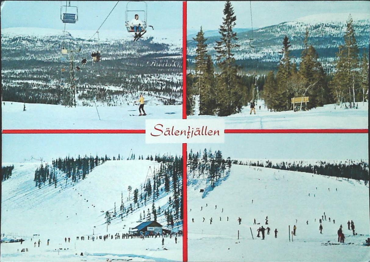 SALENFIALLEN - DALARNA - SVE4ZIA - QUATTRO VEDUTE  NV