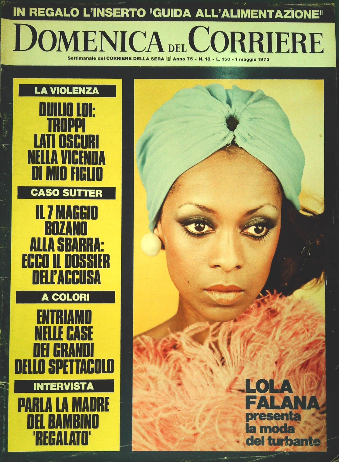 DOMENICA DEL CORRIERE 1 MAGGIO 1973