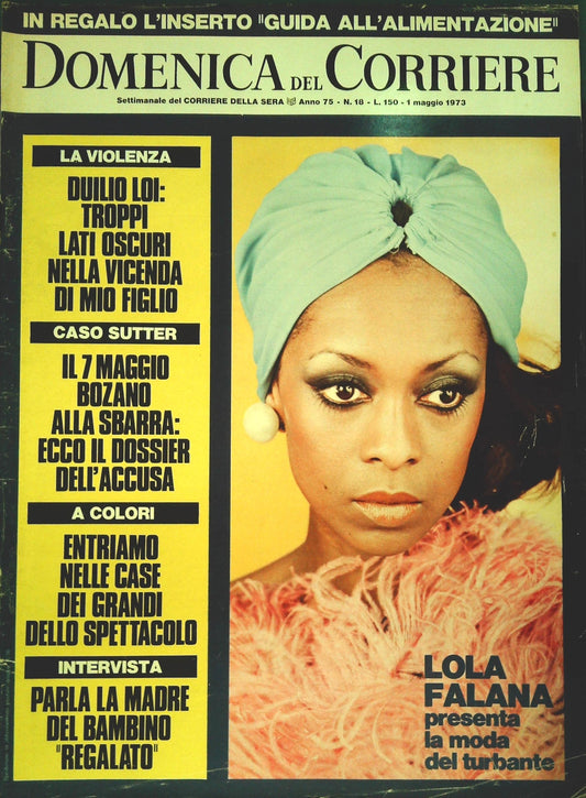 DOMENICA DEL CORRIERE 1 MAGGIO 1973