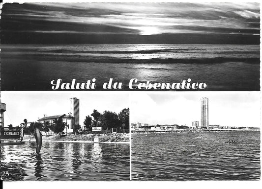 SALUTI DA CESENATICO - 3 IMMAGINI - 1963