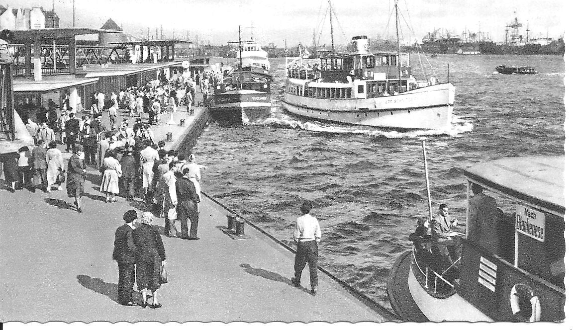 HAMBURG - LANDUNGSBRUECKEN -V1958