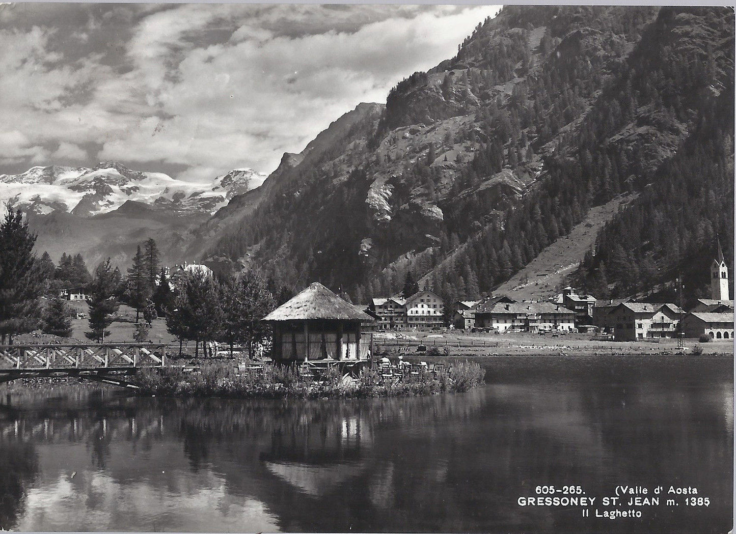 GRESSONEY ST. JEAN - IL LAGHETTO - V 1956 - FG
