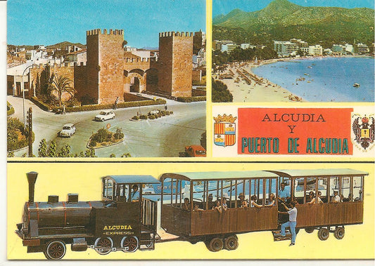 ALCUDIA - SPAIN - DUE VEDUTE - V1990
