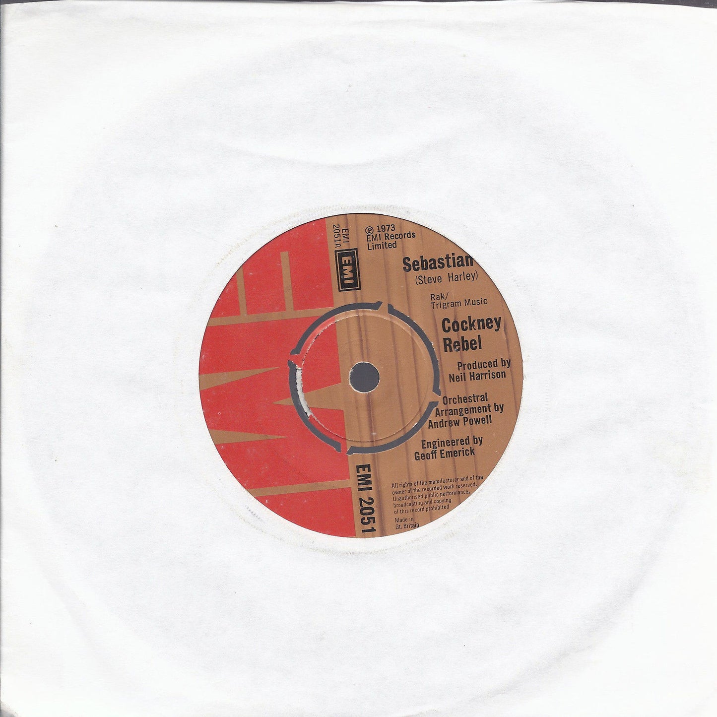 SEBASTIAN - ROCK AND ROLL PARADE # COCKNEY REBEL