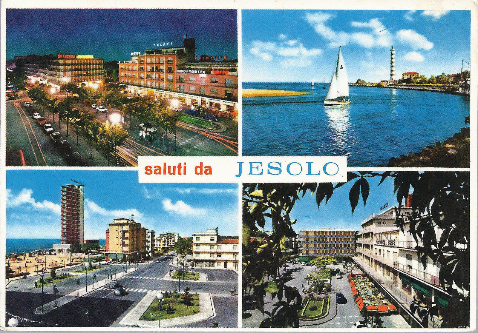 JESOLO - SALUTI - 4 VEDUTE - V 1977