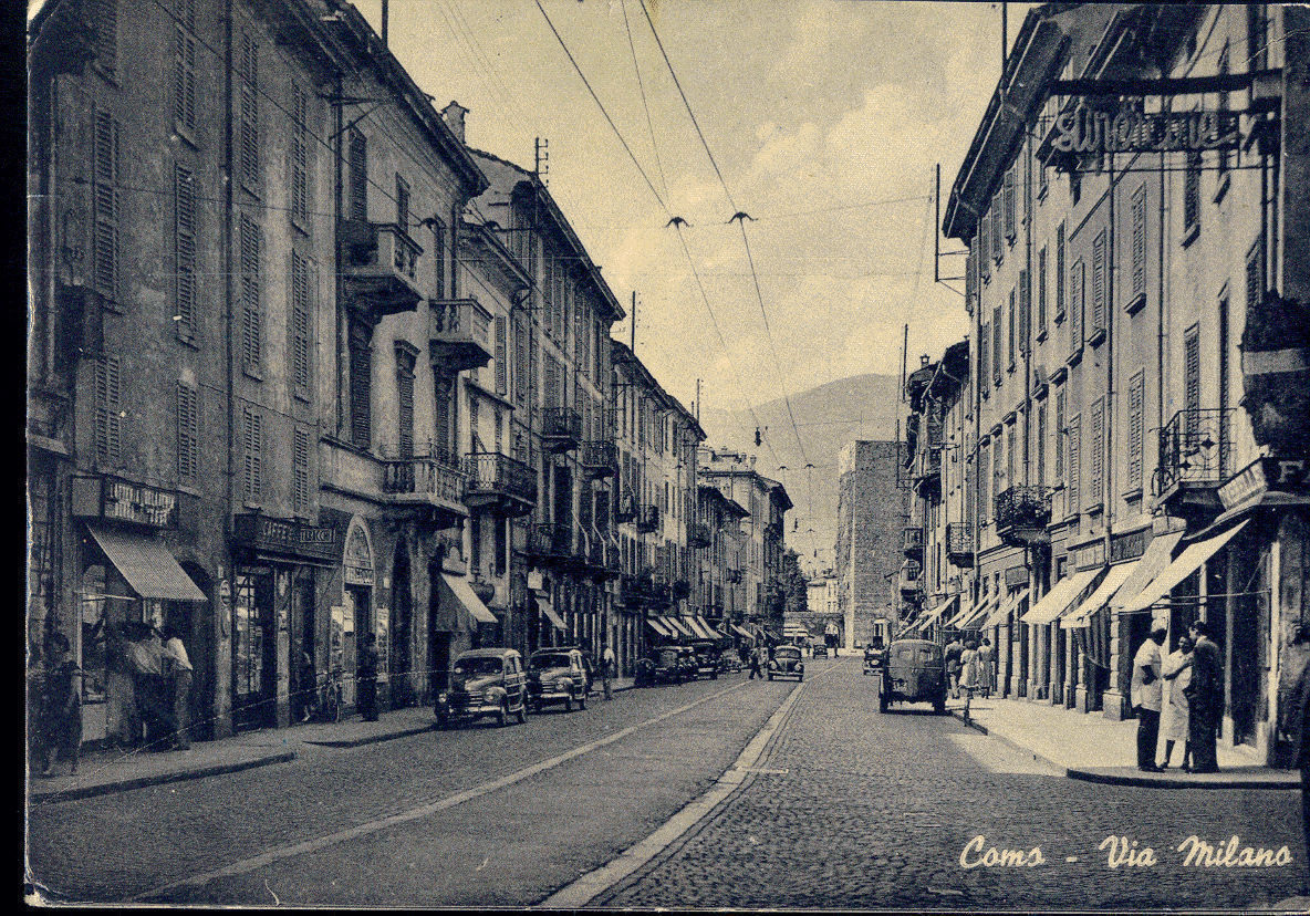 COMO - VIA MILANO - V1954