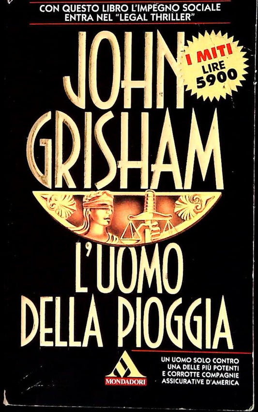 L'UOMO DELLA PIOGGIA - JOHN GRISHAM - MONDADORI 1996 - OUTLET DEL LIBRO