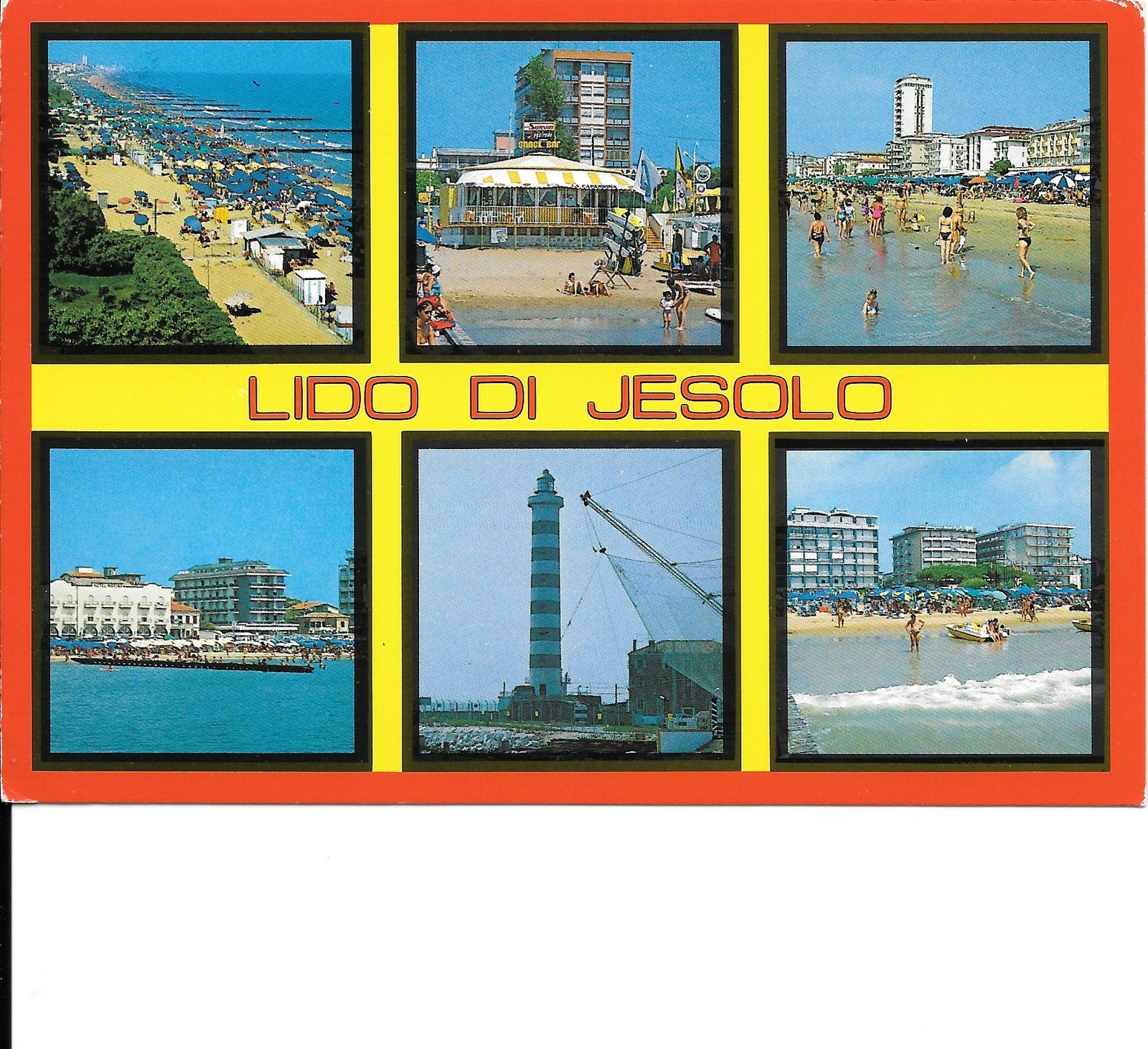 LIDO DI JESOLO - 6 IMMAGINI - V1980
